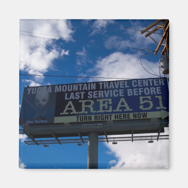 Aimant Zone 51 (Devant)