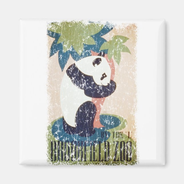 Aimant Zoo-Panda de Brookfield en détresse (Devant)