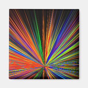 Aimant Zoom Couleur Boom Arc-en-ciel Multicolore