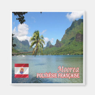 Aimant zPF013 COOK BAY, MOOREA, Polynésie française, Frig