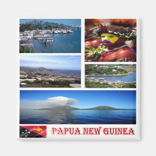 Aimant zPG003 PAPUA NOUVELLE GUINÉE, Océanie, Réfrigérate