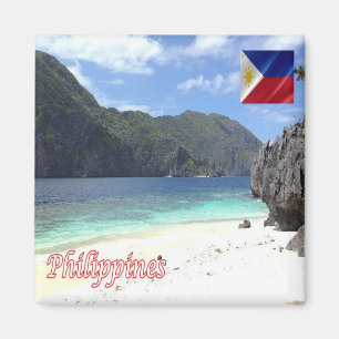 Aimant zPH005 plage de l'ÎLE MATINLOC Philippines Frigo