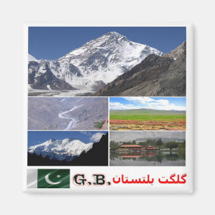 Aimant zPK007 GILGIT-BALTISTAN, Pakistan, Asie,