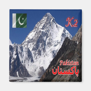 Aimant zPK008 PEAK K2, Pakistan, Asie, Fridge