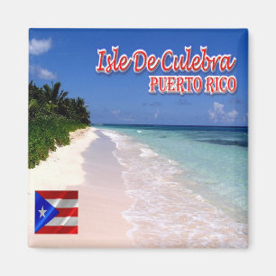 Aimant zPR014 PORTO RICO, Plage de Flamenco, Réfrigérateu