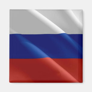 Aimant zRU002 RUSSE drapeau qui flotte RUSSIE, Frigo