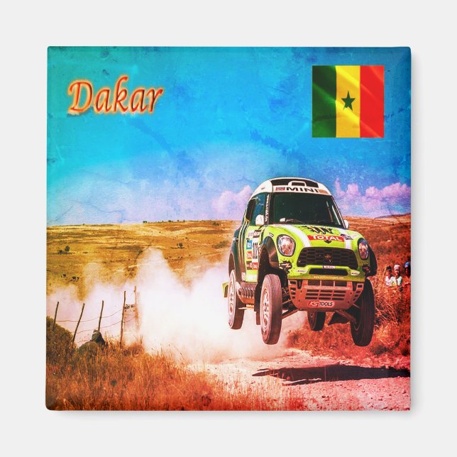 Aimant zSN009 SÉNÉGAL, Sénégal, Afrique, Fridge (Devant)