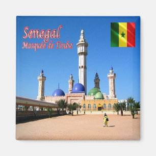 Aimant zSN012 SENEGA, Touba Moschee, Afrique, Fridge