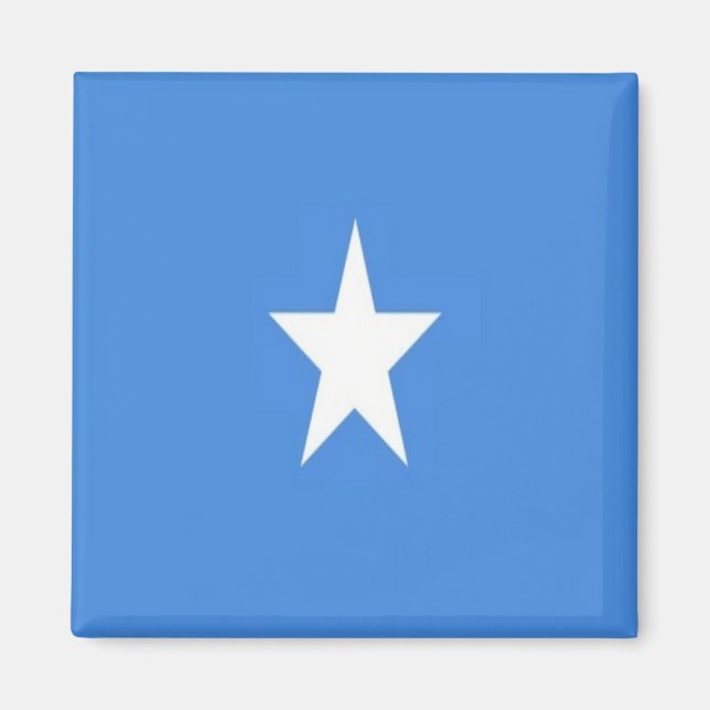 Aimant zSO001 SOMALIE, Drapeau, Afrique, Réfrigérateur (Devant)