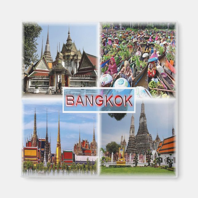 Aimant zTH007 potpourri de BANGKOK Thaïlande Asie, Fridge (Devant)
