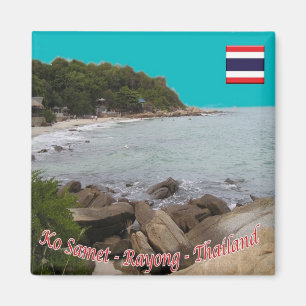 Aimant zTH021 KO SAMET près de Rayon, Thaïlande, Asie, Fr