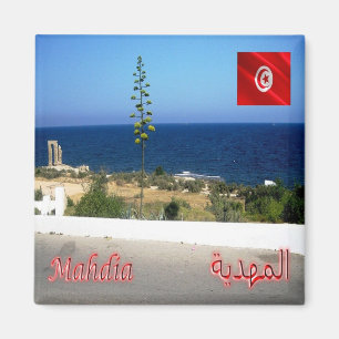 Aimant zTN011 MAHDIA, Tunisie, Afrique, réfrigérateur