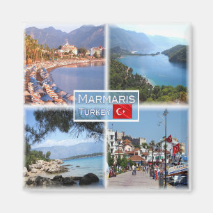 Aimant zTR003 MARMARIS, Turquie, Europe, Réfrigérateur