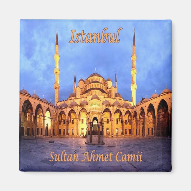 Aimant zTR010 ISTANBUL SULTANAHMET CAMII, Turquie, réfrig (Devant)