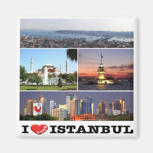 Aimant zTR011 ISTANBUL "I LOVE", Turquie, Europe, Fridge