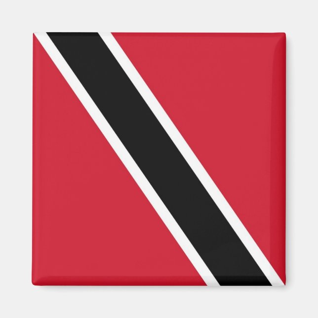 Aimant zTT001 TRINIDAD et TOBAGO, Drapeau, Amérique, Frig (Devant)
