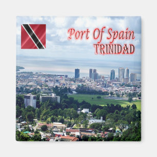 Aimant zTT004 TRINIDAD, Port d'Espagne, Frigo