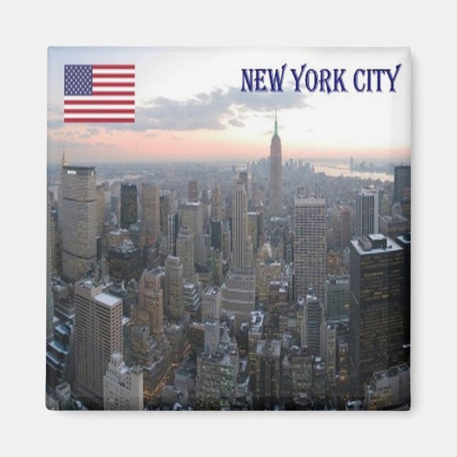 Aimant zUS100 NEW YORK CITY, NY, America Fridge (Devant)