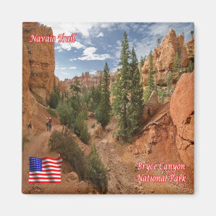 Aimant zUS153 GRAND CANYON, Navaio Trail, Utah, Fridge
