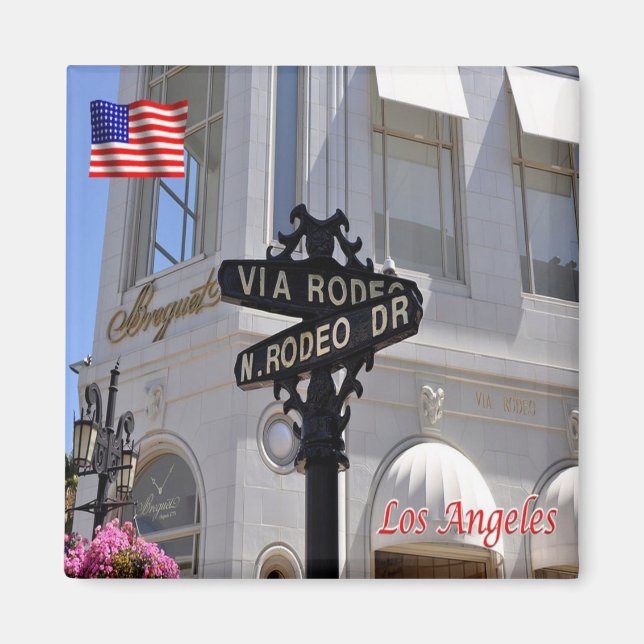 Aimant zUS176 BEVERLY HILLS, Los Angeles, Réfrigérateur (Devant)