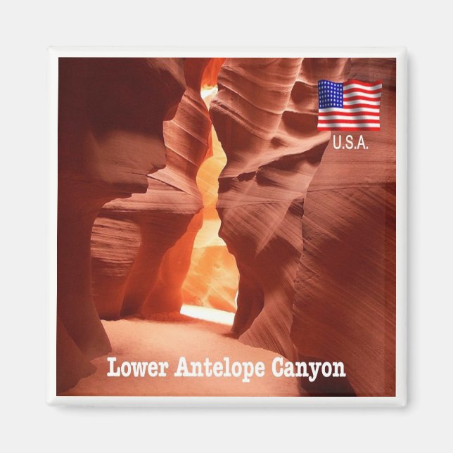 Aimant zUS191 ANTELOPE CANYON, Arizona, Amérique, Fridge (Devant)