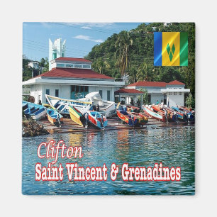 Aimant zVC009 CLIFTON,  Saint Vincent Grenadines, Fridge