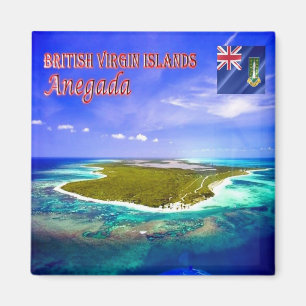 Aimant zVG008 ANEGADA, Îles Vierges britanniques, Réfrigé