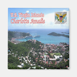 Aimant zVI015 CHARLOTTE AMALIE, Îles Vierges, Réfrigérate