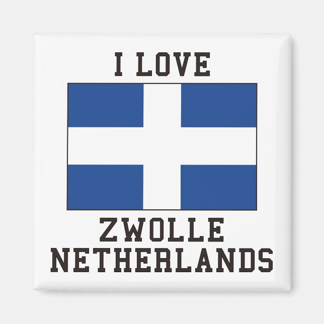 Aimant Zwolle, Drapeau Pays-Bas (Devant)