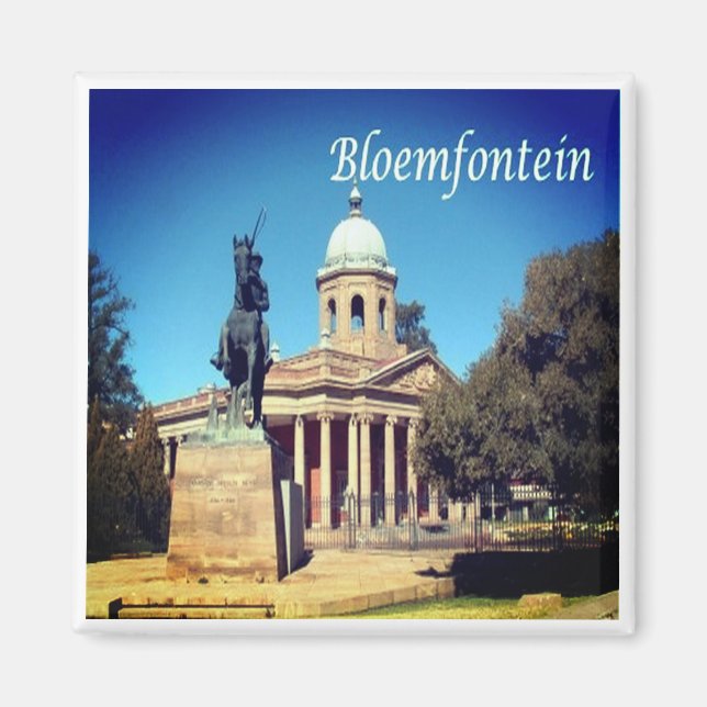 Aimant zZA006 BLOEMFONTEIN, Afrique du Sud, Fridge (Devant)