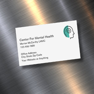 Aimants de carte de visite de conseiller en santé