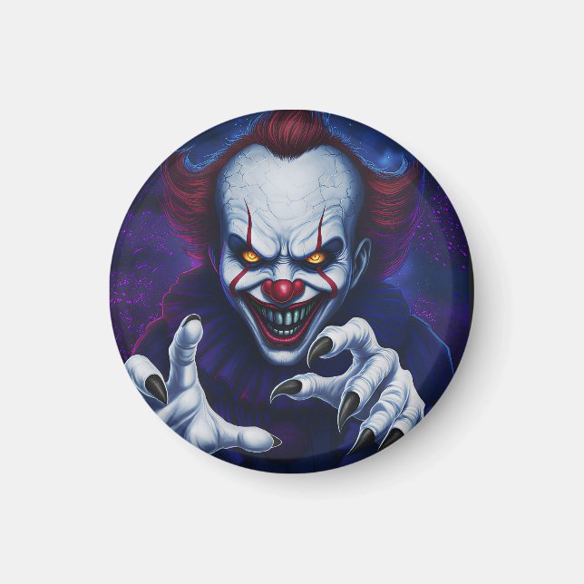 Aimants de Clown Effrayant (Devant)