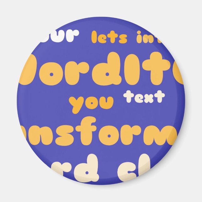 Aimants frigorifiques (Devant)