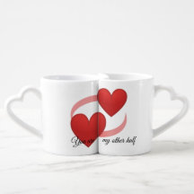 Aime deux tasses qui vont ensemble.