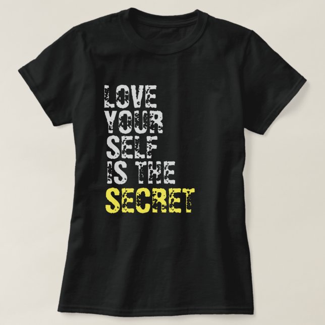 AIME-TOI EST LE T-shirt SECRET (Design devant)