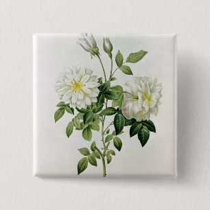 Aime Vibere  engraved by Eustache Hyacinthe 2 Inch Square Button