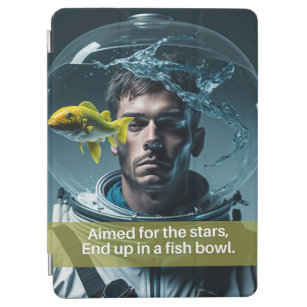 Aimed for the stars, end up in a fish bowl. poster iPad air cover
