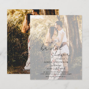 Aimee Rustic Modern Bridal Shower Invitation