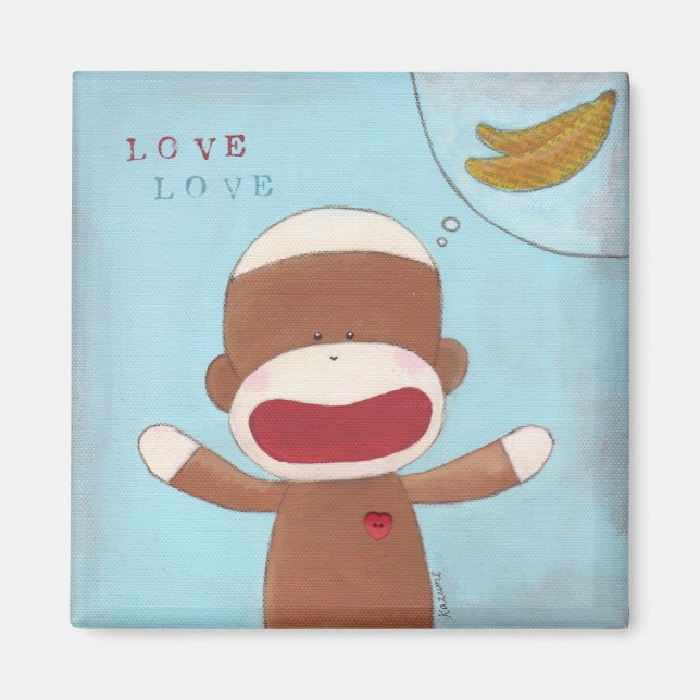 Aimer & Bananes Magnet (Devant)