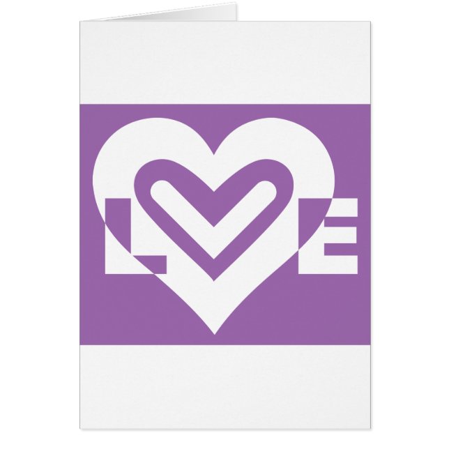 Aimer blanc et violet (Devant)