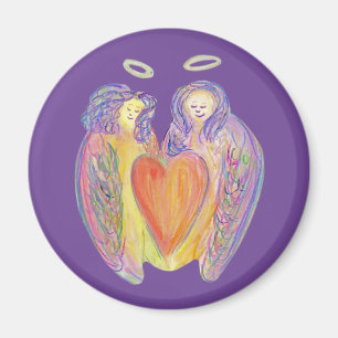 Aimer Kindness Guardian Angels Art Fridge Magnet