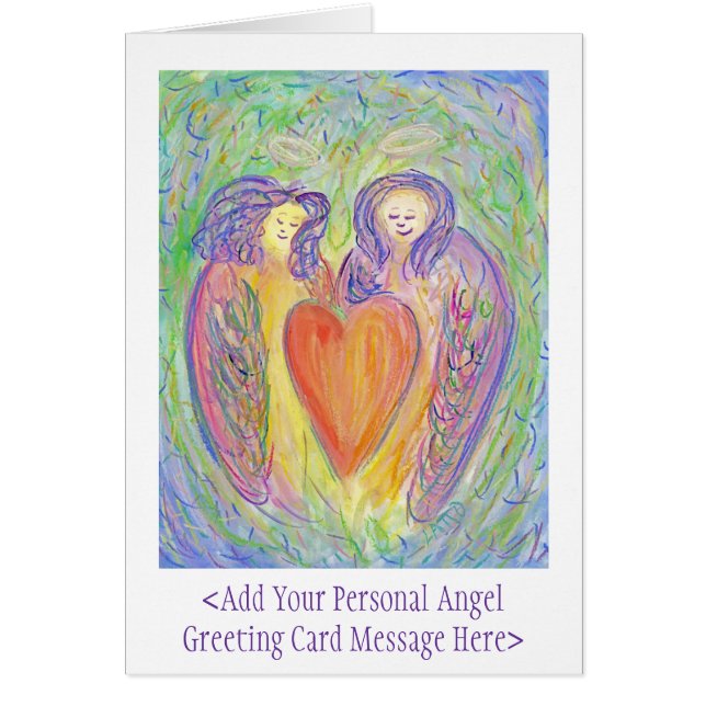 Aimer Kindness Guardian Angels Art Note Cartes (Devant)
