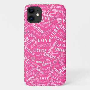 Aimer le coque iphone rose du texte ou choisir la