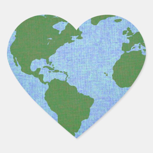 Aimer Les Stickers Earth (Devant)