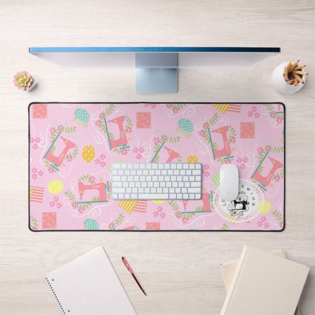 Aimer Machine à coudre Pink Desk Mat (Bureau 1)