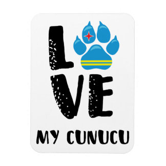AIMER MON CUNUCU (lettres noires) - Magnet