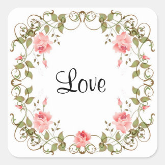 Aimer Stickers Vintage Rose Floral
