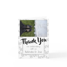 Aimez la typographie moderne de script Merci