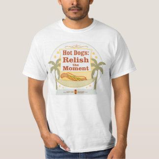"Aimez le T-shirt de hot-dog de moment"