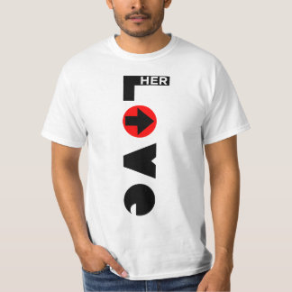 Aimez le T-shirt de ses hommes de couples